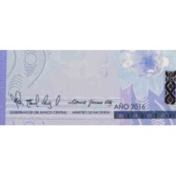 اسکناس 2000 پزو - جمهوری دومنیکن 2016 سفارشی
