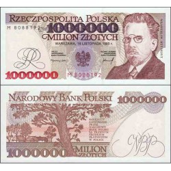 اسکناس 1000000 زلوتیچ - لهستان 1993 سفارشی