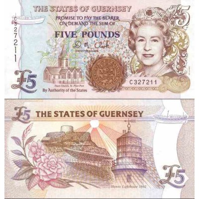اسکناس 5 پوند - گورنزی 2017 سفارشی