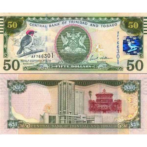 اسکناس 50 دلار - ترینیداد توباگو 2006 سفارشی اسکناس 50 دلار - ترینیداد توباگو 2006 سفارشی
