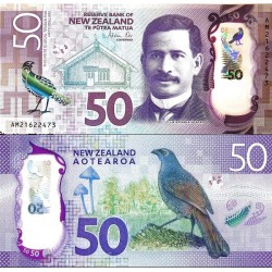 اسکناس پلیمر 50 دلار - نیوزلند 2021 سفارشی