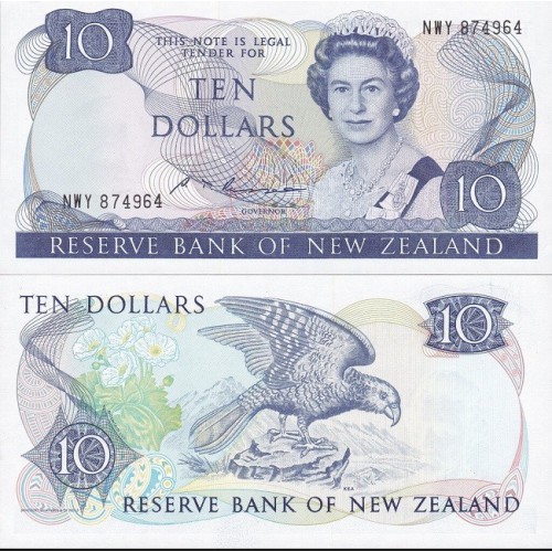 اسکناس 10 دلار - نیوزلند 1985 سفارشی