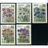5 عدد تمبر گلهای مزرعه - روسیه 1995 