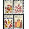 4 عدد تمبر گلها - آفریقای جنوبی 1985 