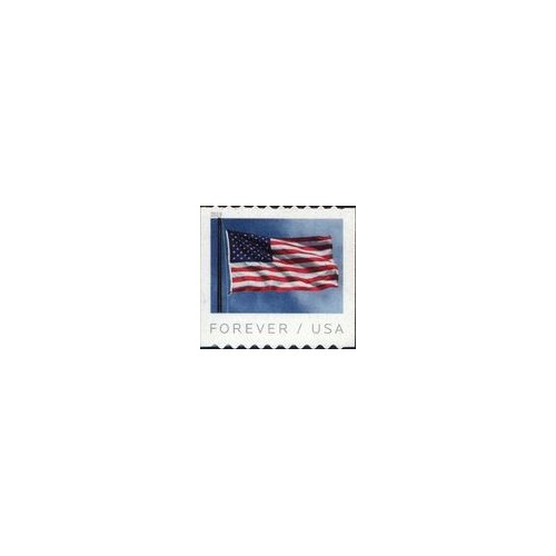 1 عدد تمبر سری پستی پرچم آمریکا - خود چسب - آمریکا 2019