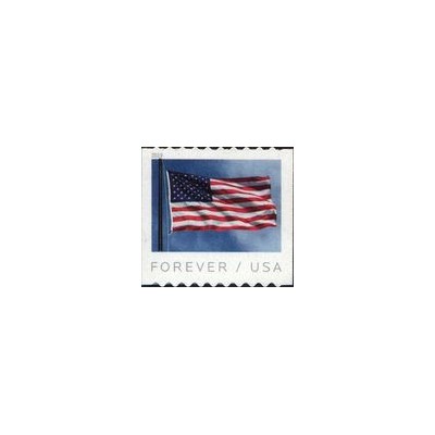 1 عدد تمبر سری پستی پرچم آمریکا - خود چسب - آمریکا 2019
