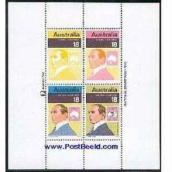 سونیرشیت هفته تمبر ملی - استرالیا 1976 