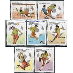 خرید تمبر خارجی - 7 عدد تمبر جام جهانی فوتبال - نیکاراگوئه 1982