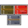 3 عدد تمبر مشترک اروپا -  Europa Cept - مالت 1971