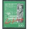1 عدد تمبر مربی فوتبال - سپ هربرگر - جمهوری فدرال آلمان 1997