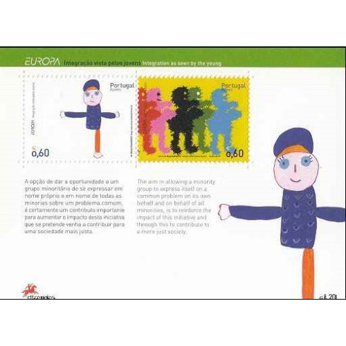 سونیرشیت تمبر مشترک اروپا - Europa Cept - پرتغال 2006 سونیرشیت تمبر مشترک اروپا - Europa Cept - پرتغال 2006