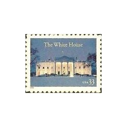 1 عدد تمبر کاخ سفید - خود چسب - آمریکا 2000