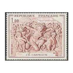 1 عدد تمبر پیکرتراشی اثر کارپیوکس - فرانسه 1970