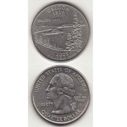 سکه کوارتر - ایالت اورگوان - آمریکا 2005 غیربانکی