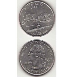 سکه کوارتر - ایالت مینه سوتا - آمریکا 2005