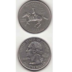 سکه کوارتر - ایالت دلور - آمریکا 1999