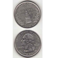 سکه کوارتر - ایالت مریلند - آمریکا 2000