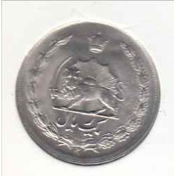 سکه 1 ریال محمد رضا پهلوی 1351 بانکی با کاور