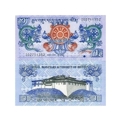 اسکناس 1 نگولتروم - بوتان 2006