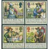 4 عدد تمبر جنگهای داخلی - انگلیس 1992