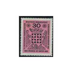 1 عدد تمبر روز پروتستان - جمهوری فدرال آلمان 1967