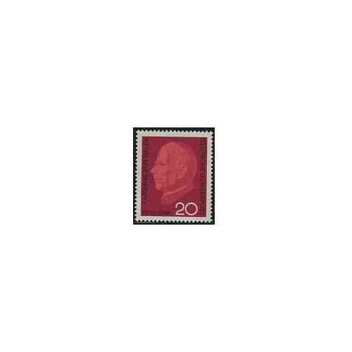 1 عدد تمبر عالیجناب سلمست - جمهوری فدرال آلمان 1966