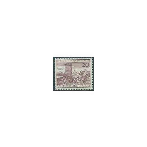 1 عدد تمبر 2000 سال ماینز - جمهوری فدرال آلمان 1962