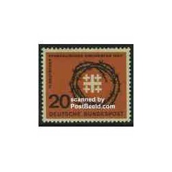 1 عدد تمبر کلیسای پروتستان - جمهوری فدرال آلمان 1963