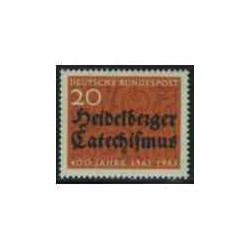 1 عدد تمبر پرسشنامه مذهبی هایدلبرگ - جمهوری فدرال آلمان 1963