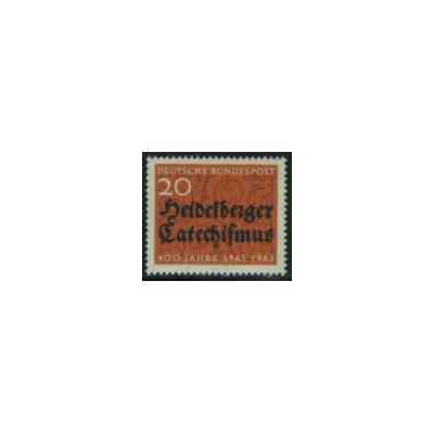 1 عدد تمبر پرسشنامه مذهبی هایدلبرگ - جمهوری فدرال آلمان 1963