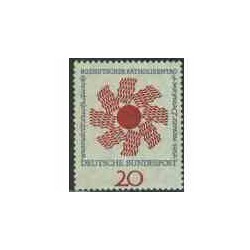 1 عدد تمبر روز کاتولیک - جمهوری فدرال آلمان 1964