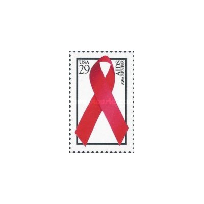1 عدد تمبر آگاهی از ایدز  - آمریکا 1993