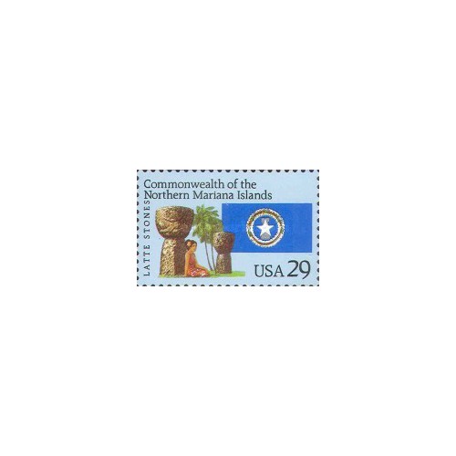1 عدد تمبر جزایر ماریانای شمالی - آمریکا 1993