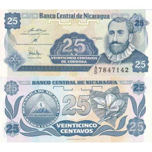 اسکناس 10 سنتاووس - نیکاراگوا 
