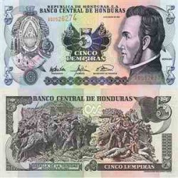 اسکناس 1 لمپیرا - هندوراس 2003