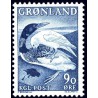 1 عدد تمبر افسانه گرینلند "لون و کلاغ" - گرین لند 1967 قیمت 2.2 دلار