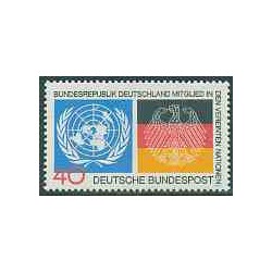1 عدد تمبر یادگاری سازمان ملل - جمهوری فدرال آلمان 1973