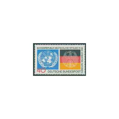 1 عدد تمبر یادگاری سازمان ملل - جمهوری فدرال آلمان 1973