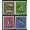4 عدد تمبر جوانان - اسباب بازیهای حلبی - جمهوری فدرال آلمان 1969