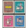 4 عدد تمبر اسباب بازیهای حلبی - برلین آلمان 1969