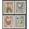 4 عدد تمبر عروسکهای خیمه شب بازی - برلین آلمان 1970