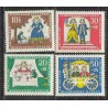 4 عدد تمبر رفاه اجتماعی - افسانه پریان - برلین آلمان 1966