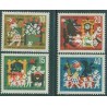 4 عدد تمبر رفاه اجتماعی - افسانه پریان - جمهوری فدرال آلمان 1963
