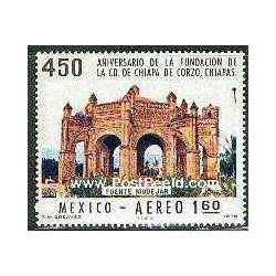 1 عدد تمبر بنای Chiapa de Corzo  - مکزیک 1978