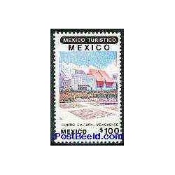 1 عدد تمبر توریسم - مکزیک 1987