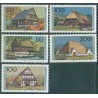5 عدد تمبر خانه های مزرعه - جمهوری فدرال آلمان 1996