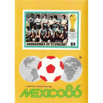 سونیرشیت جام جهانی مکزیکو - سنت وینسنت 1986