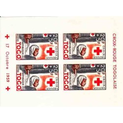 3 عدد سونیرشیت بیدندانه صلیب سرخ - توگو 1959