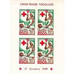 3 عدد سونیرشیت بیدندانه صلیب سرخ - توگو 1959