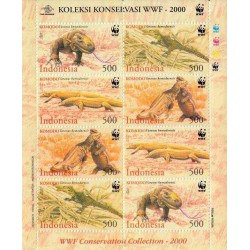 مینی شیت گونه های در معرض انقراض - اژدهای کومودو - WWF - اندونزی 2000